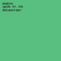 #59BF81 - Breaker Bay Color Image